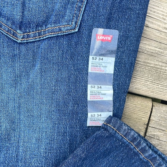 NWT 541™ ATHLETIC TAPER MEN'S JEANS (BIG & TALL) 52/34 - Picture 7 of 14